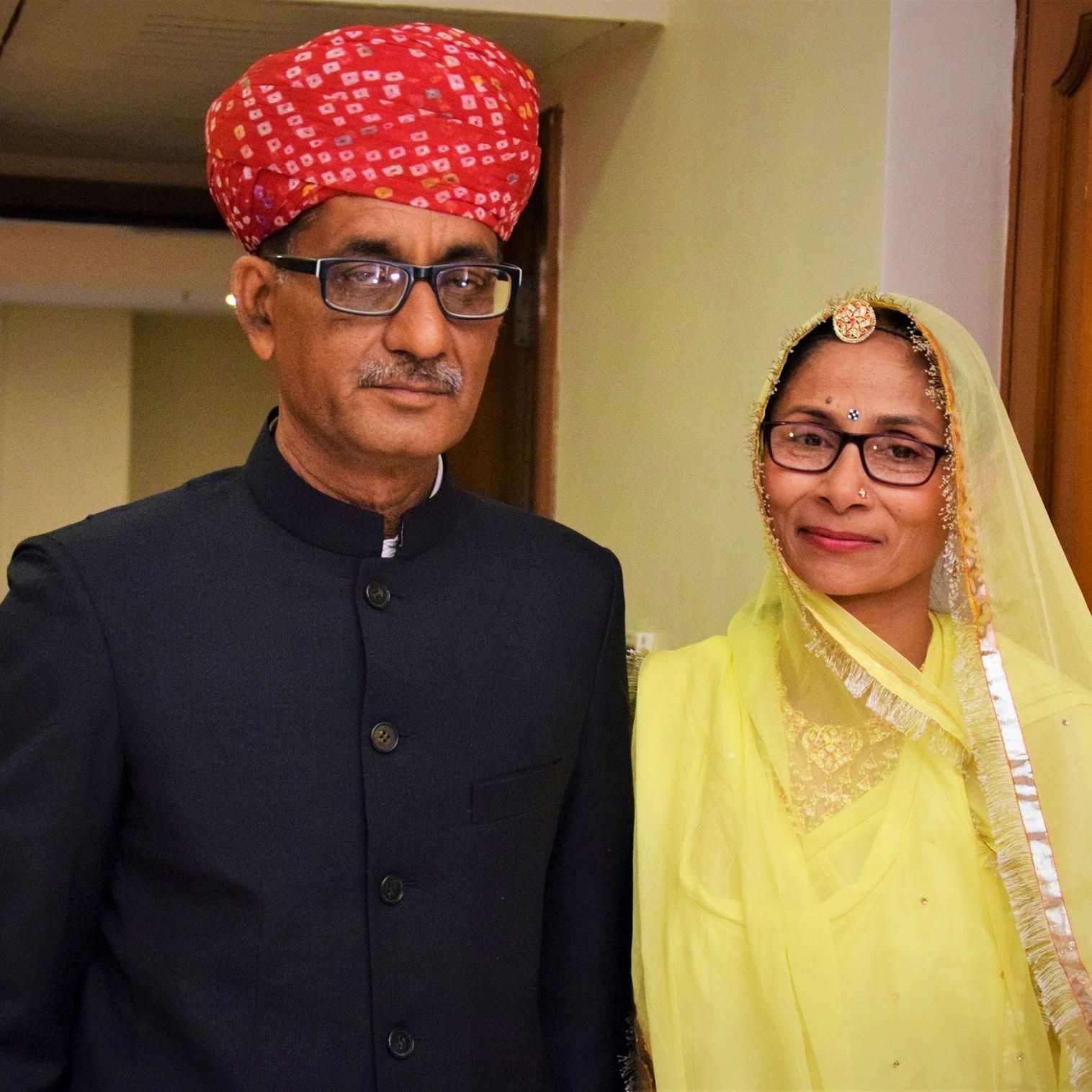 Surendra Singh Chouhan (Retd. ADEO & Former 1st Grade Lecturer) and Mrs. Neel Kamal Chouhan (Current Principal BDRKA & NCERT Educator) at NCERT Classes